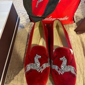 MENS Stubbs & Wootton/Scalamandre Collab. Smoking Shoe NWB/T SIZE 10.5